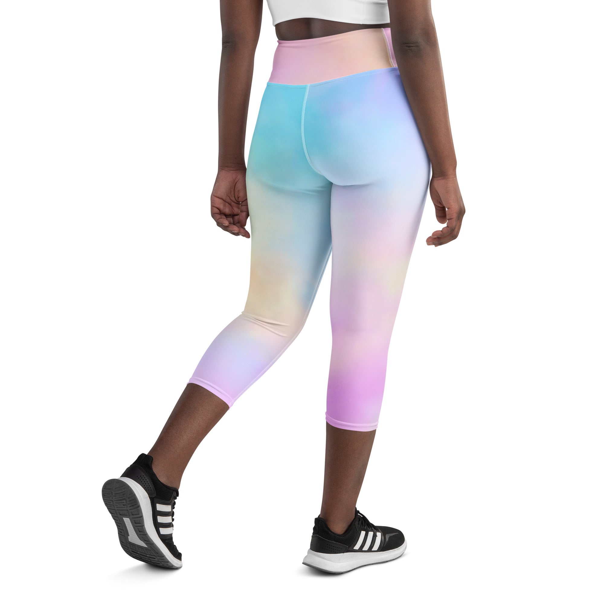 Cotton Candy Yoga Capri Leggings